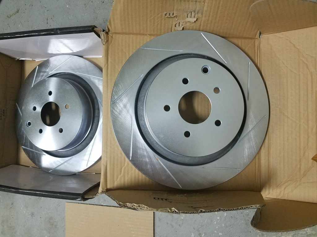 FS R1 Concepts Slotted Rotors (Akebono) (Rear) Nissan Forum Nissan