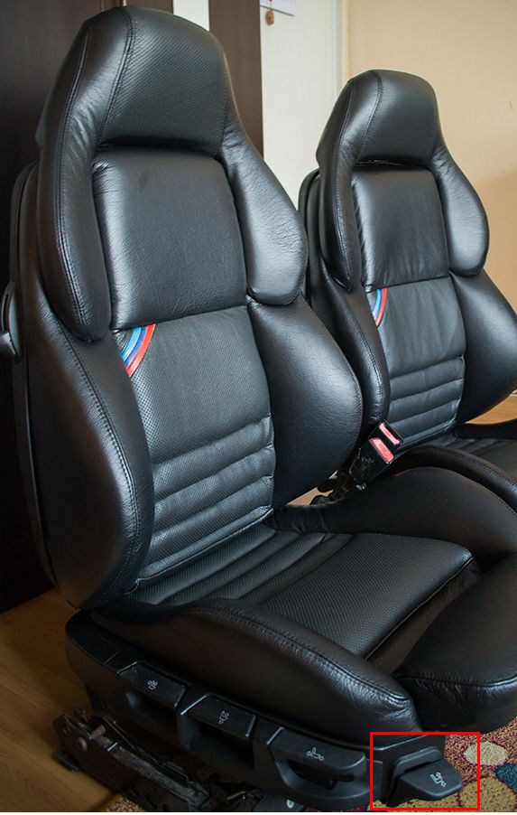 E36 Vader seat lever
