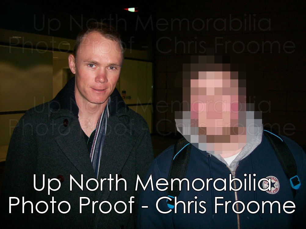 GENUINE HAND SIGNED AUTOGRAPH PHOTO FROM UP NORTH MEMORABILIA