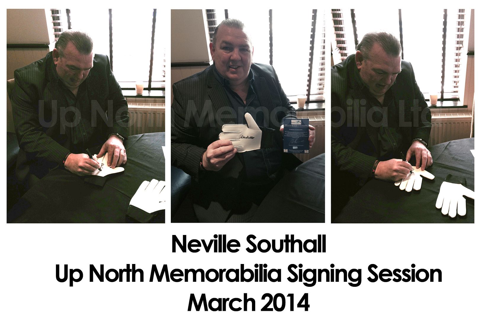 GENUINE HAND SIGNED AUTOGRAPH PHOTO FROM UP NORTH MEMORABILIA