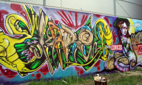 eukarezt graffiti art hawaii estria battle