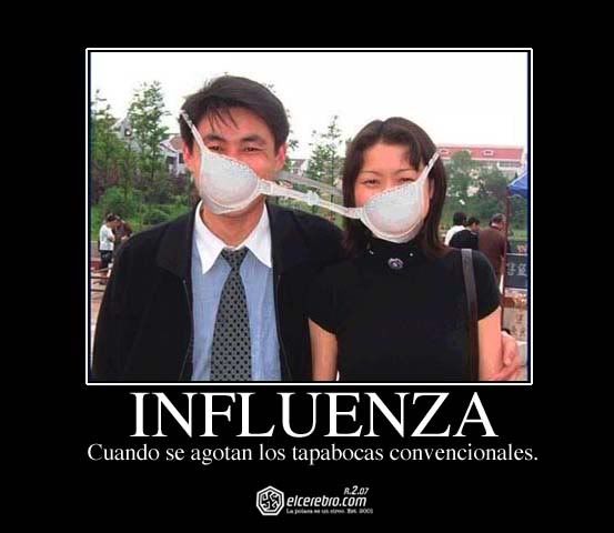 influenza2.jpg otro cliche mas. le decia a Erixo que despues de la foto del calzon, como cliche iban a mandar una de un sosten como tapabocas. coño, por favor, sean mas imaginativos y no tan predecibles image by escuadronmutante