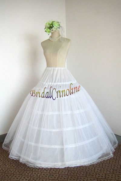 Bridal Slips on Hoop Puffy Bridal Slip Petticoat Crinoline Underskirt   Ebay