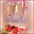 congrats champagne glasses