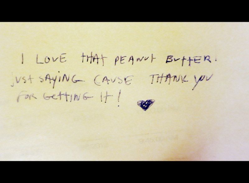 Peanut butta thanks!