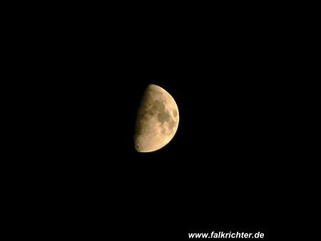 Zunehmender Mond am 08.10.2008