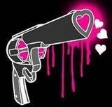hearts falling from gun Pictures, Images and Photos