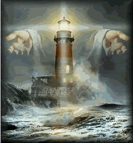 Lighthouse Christ hands2.gif Pictures, Images and Photos