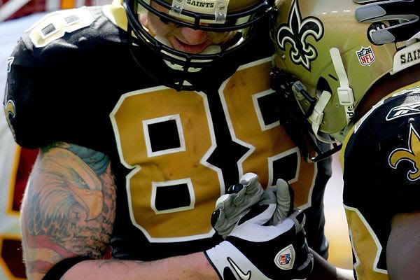 Jeremy Shockey is the baddest men in the NFL – full of tattoos and full of