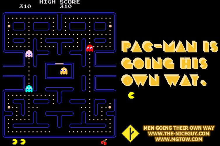 Pac-Man goes his own way