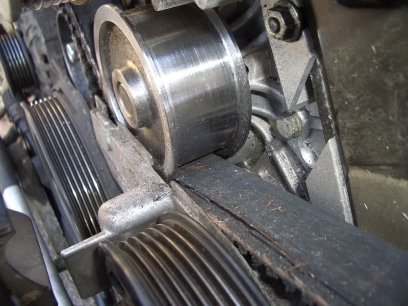 Anyone ever seen a brand new timing belt fail with in 5 feet? Check