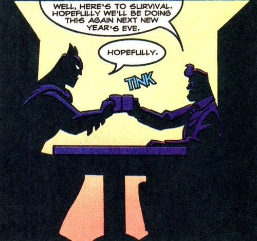 Happy New Year, from Batman and Commissioner Gordon! | Super Geek Mike