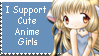 I support cute anime girls Pictures, Images and Photos