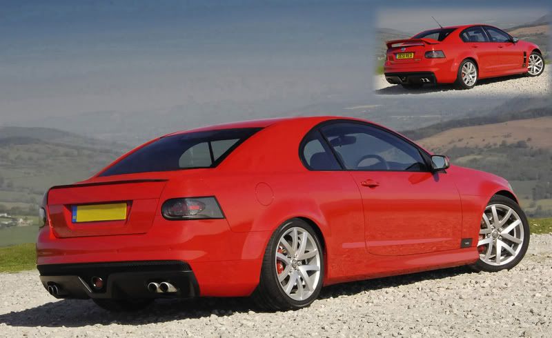 Vauxhall Monaro VXR8 Modifications Saloon to Coupe Conversion