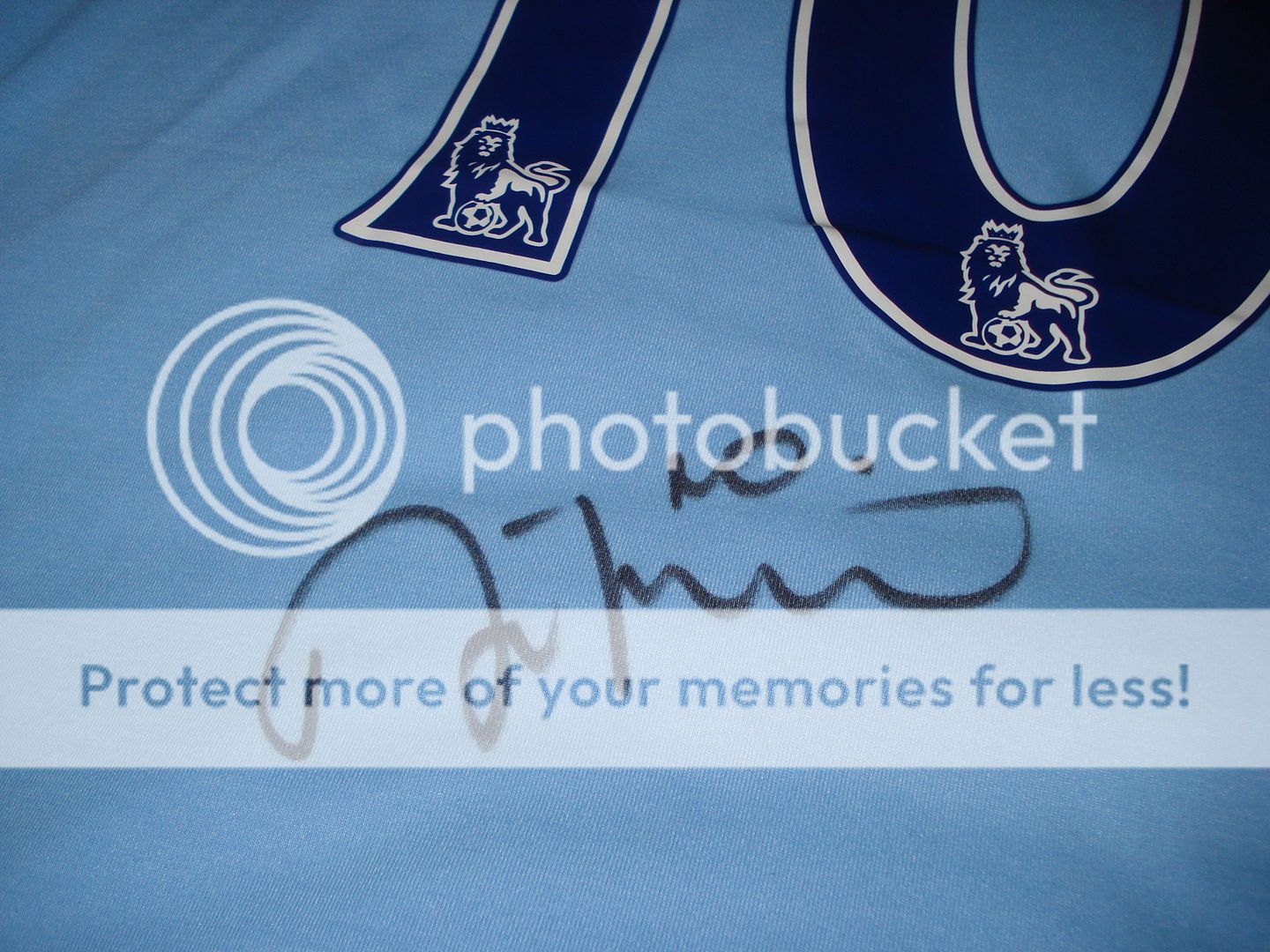 EDIN DZEKO GENUINE SIGNED AUTOGRAPH MANCHESTER CITY #10 11/12 HOME 