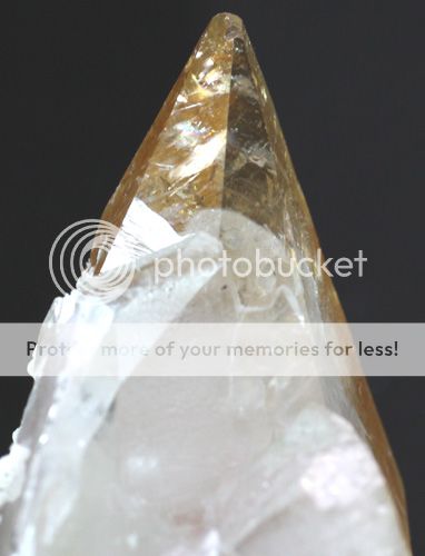 Doubly terminated Golden CALCITE Crystal Elmwood  