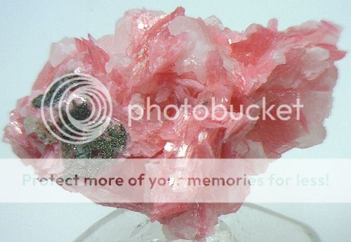 Pink RHODONITE Crystals with CALCITE   Mineral Specimen for 