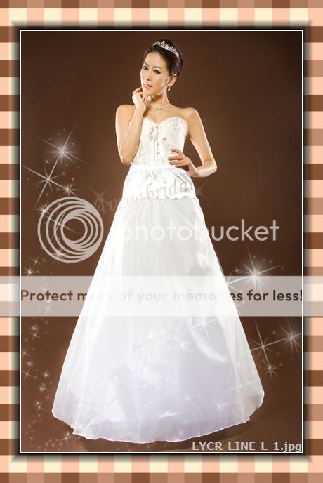  top quality a line bridal wedding petticoat slip for regular bridal 