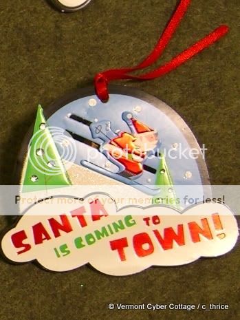   3D Gift Tag SWEET TREATS Christmas Rudolph Reindeer Penguin Ski  